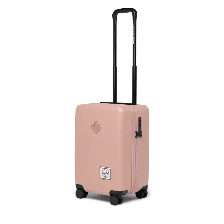 Handbagage Trolleys|Reistrolleys>Herschel Supply Co. Heritage Hardshell Carry On Luggage ash rose
