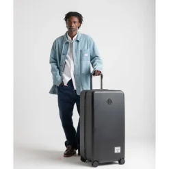 Reistrolleys|Reiskoffers>Herschel Supply Co. Heritage Hardshell Large Luggage black gradient