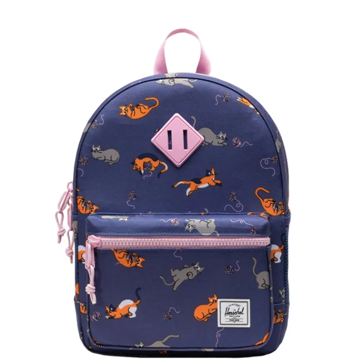 Peuter Rugzakken|Kinderrugzakken>Herschel Supply Co. Heritage Kids Backpack playing cats
