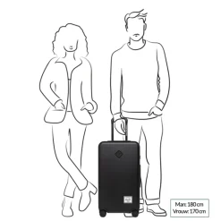 Reistrolleys|Reiskoffers>Herschel Supply Co. Heritage Hardshell Medium Luggage black