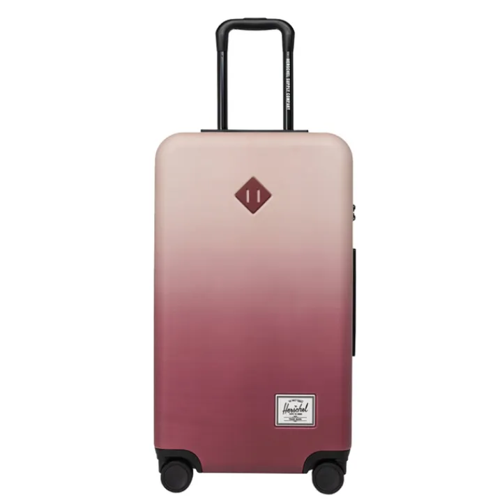Reistrolleys|Reiskoffers>Herschel Supply Co. Heritage Hardshell Medium Luggage oxblood red gradient