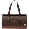 Handbagage Reistassen|Heren Reistassen>Herschel Supply Co. Heritage Duffel chocolate brown crosshatch/sadle brown
