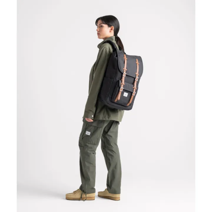 Heren Rugzakken|Schoolrugzak>Herschel Supply Co. Little America Backpack raven crosshatch