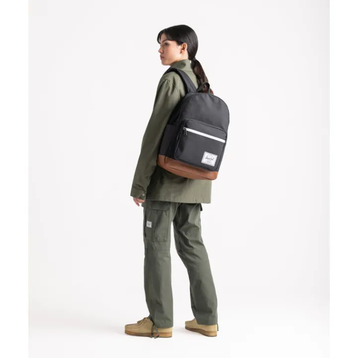 Heren Rugzakken|Dames Rugzakken>Herschel Supply Co. Pop Quiz Backpack black/tan