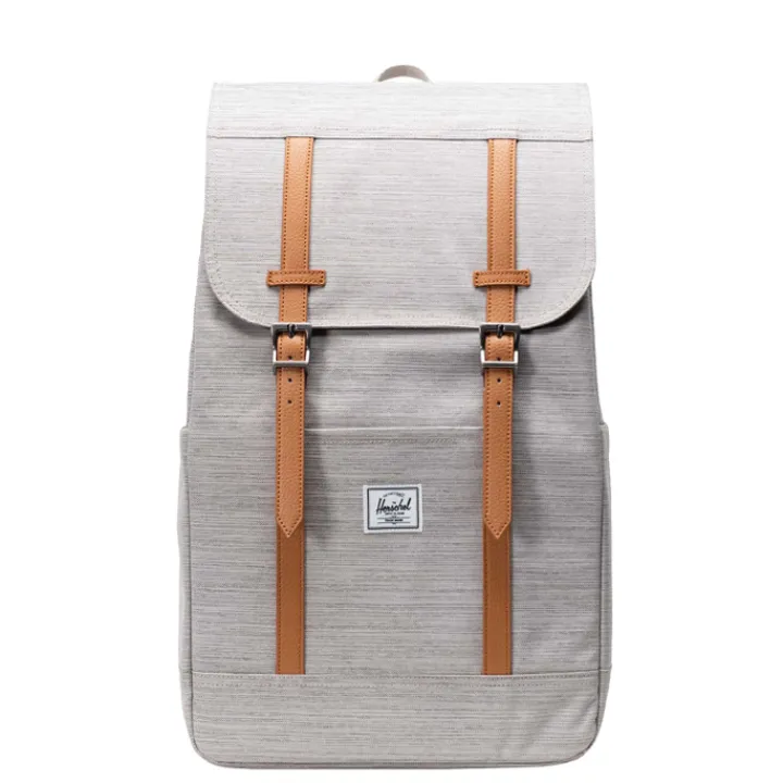 Heren Rugzakken|Dames Rugzakken>Herschel Supply Co. Retreat Backpack light grey crosshatch