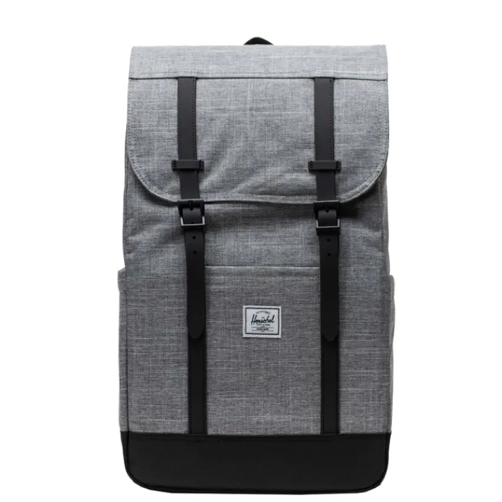 Heren Rugzakken|Dames Rugzakken>Herschel Supply Co. Retreat Backpack raven crosshatch