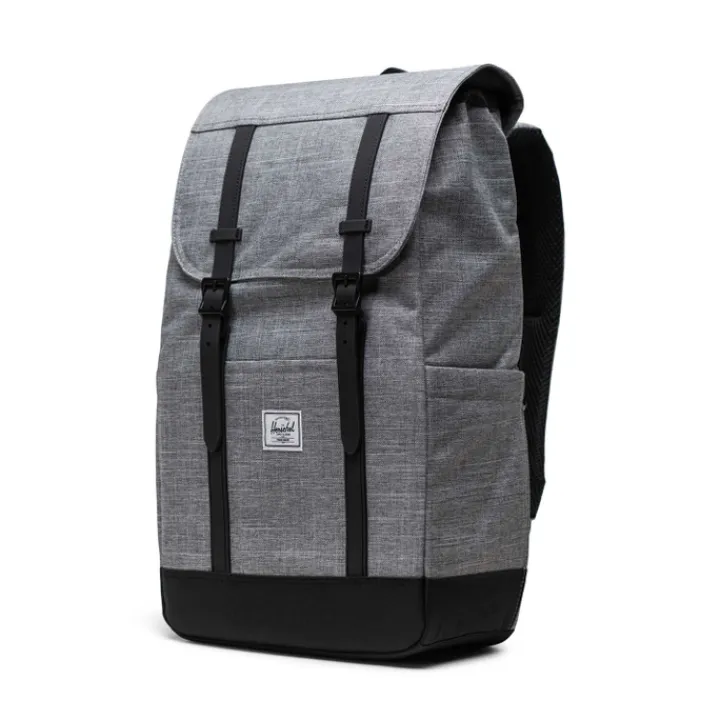Heren Rugzakken|Dames Rugzakken>Herschel Supply Co. Retreat Backpack raven crosshatch