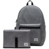Luiertassen|Damestassen>Herschel Supply Co. Settlement Backpack Diaper Bag raven crosshatch