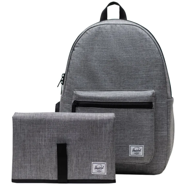 Luiertassen|Damestassen>Herschel Supply Co. Settlement Backpack Diaper Bag raven crosshatch