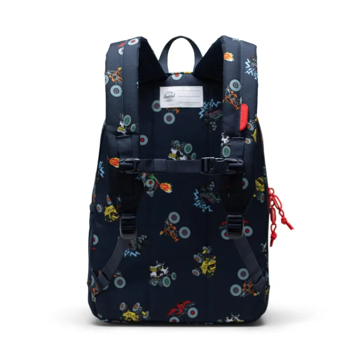Peuter Rugzakken|Kinderrugzakken>Herschel Supply Co. Youth Backpack XL monster trucks