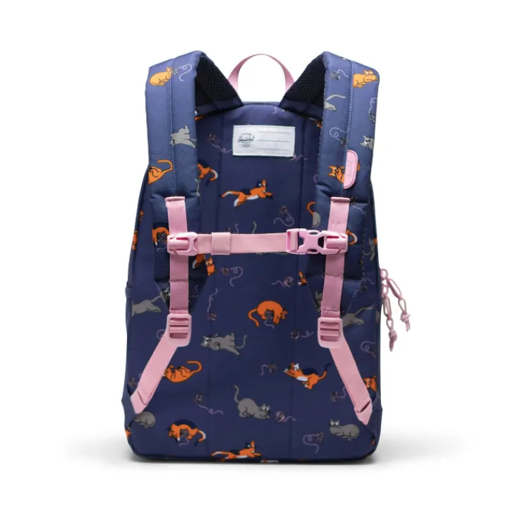 Peuter Rugzakken|Kinderrugzakken>Herschel Supply Co. Youth Backpack XL playing cats