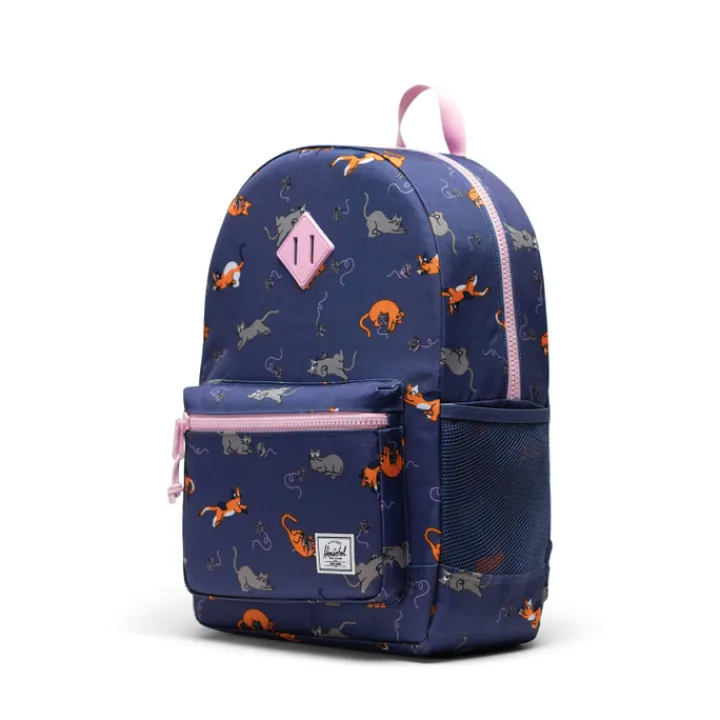 Peuter Rugzakken|Kinderrugzakken>Herschel Supply Co. Youth Backpack XL playing cats