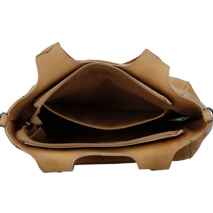 Handtassen|Damestassen>Hide & Stitches Earth Handbag sand