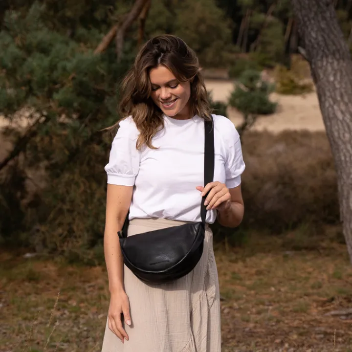 Crossbody|Damestassen>Hide & Stitches Earth Hipbag sand