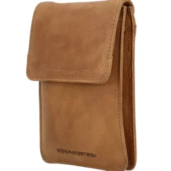 Telefoontasjes|Damestassen>Hide & Stitches Earth Phonebag brown