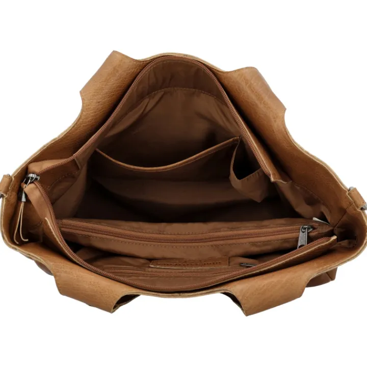Schoudertassen|Herentassen>Hide & Stitches Earth Shopper brown