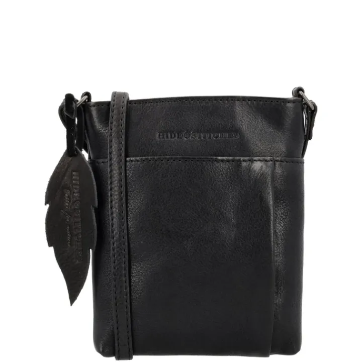 Schoudertassen|Crossbody>Hide & Stitches Earth Shoulderbag black