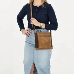 Schoudertassen|Crossbody>Hide & Stitches Himalaya Shoulderbag brown