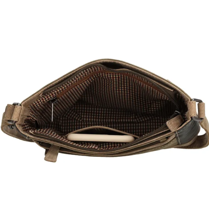 Schoudertassen|Crossbody>Hide & Stitches Himalaya Shoulderbag olivegreen