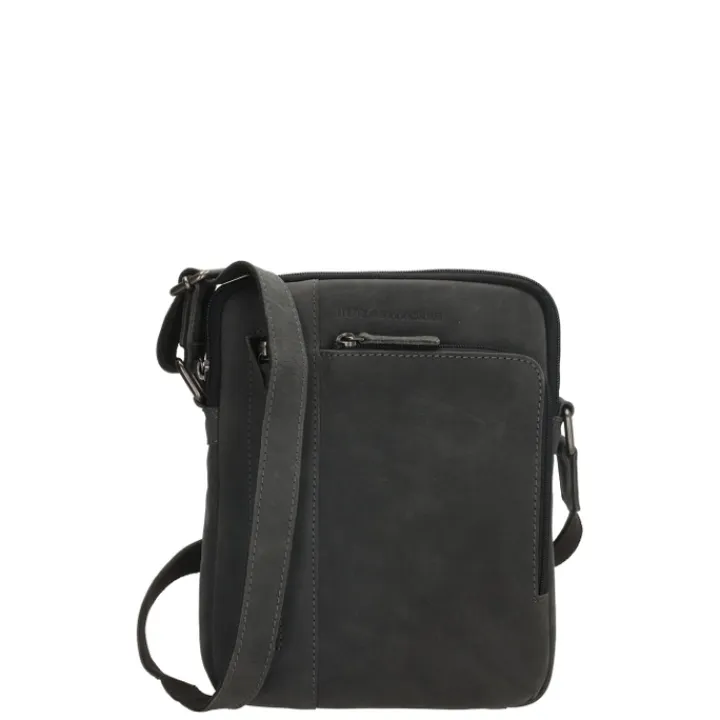 Schoudertassen|Crossbody>Hide & Stitches Idaho Breeze Schoudertas zwart