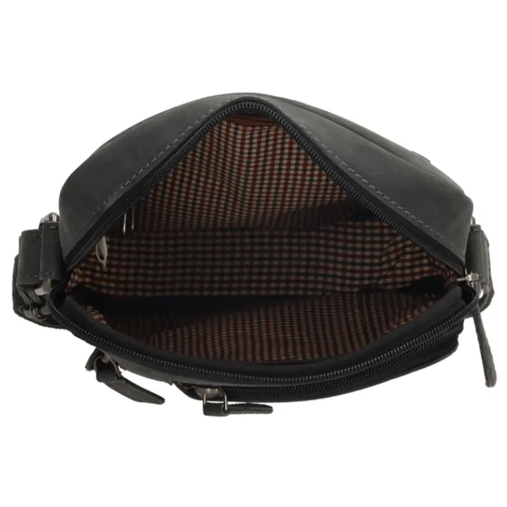 Schoudertassen|Crossbody>Hide & Stitches Idaho Breeze Schoudertas zwart