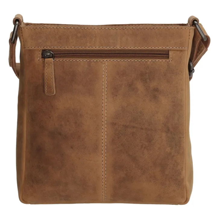 Schoudertassen|Crossbody>Hide & Stitches Idaho Dusk Schoudertas bruin