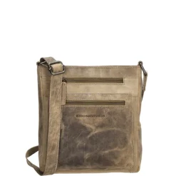 Schoudertassen|Crossbody>Hide & Stitches Idaho Dusk Schoudertas donkerzand
