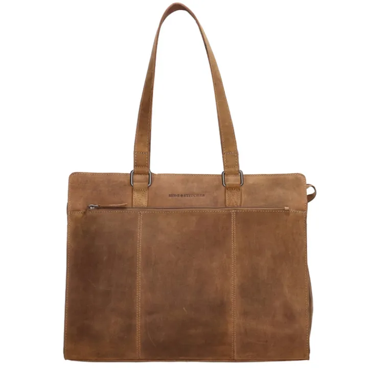 Shoppers|Schoudertassen>Hide & Stitches Idaho Eclipse Laptoptas bruin