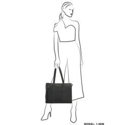 Shoppers|Schoudertassen>Hide & Stitches Idaho Eclipse Laptoptas zwart