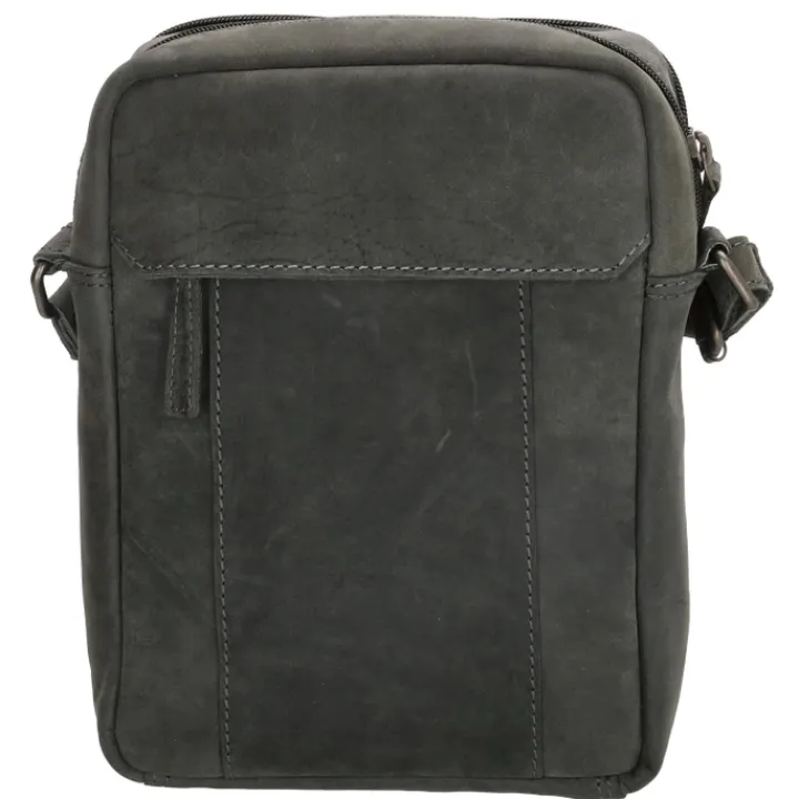 Schoudertassen|Crossbody>Hide & Stitches Idaho Harmony Schoudertas zwart