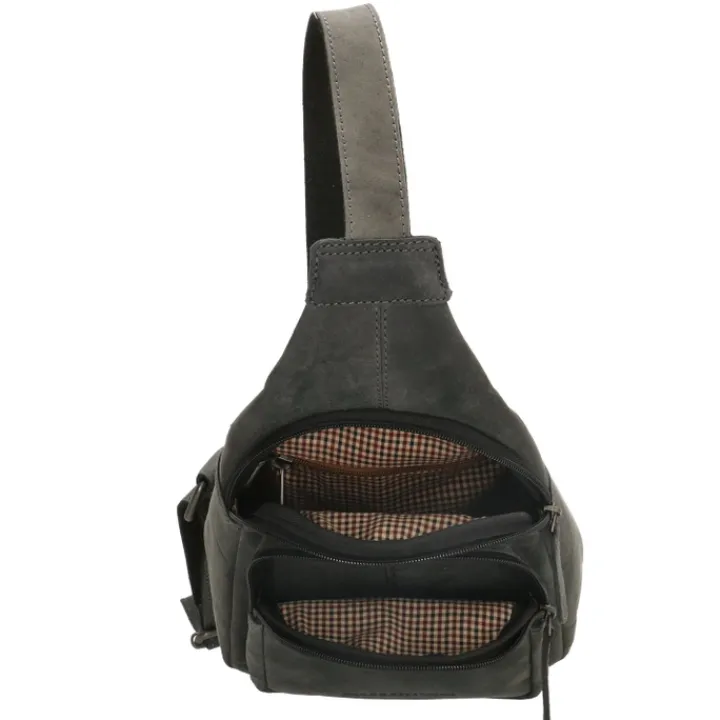Sling Bags|Damestassen>Hide & Stitches Idaho Radiant Schoudertas zwart