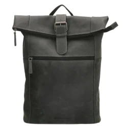 Kleine Rugzakken|Daypack>Hide & Stitches Idaho Rolltop Backpack 15,6" black
