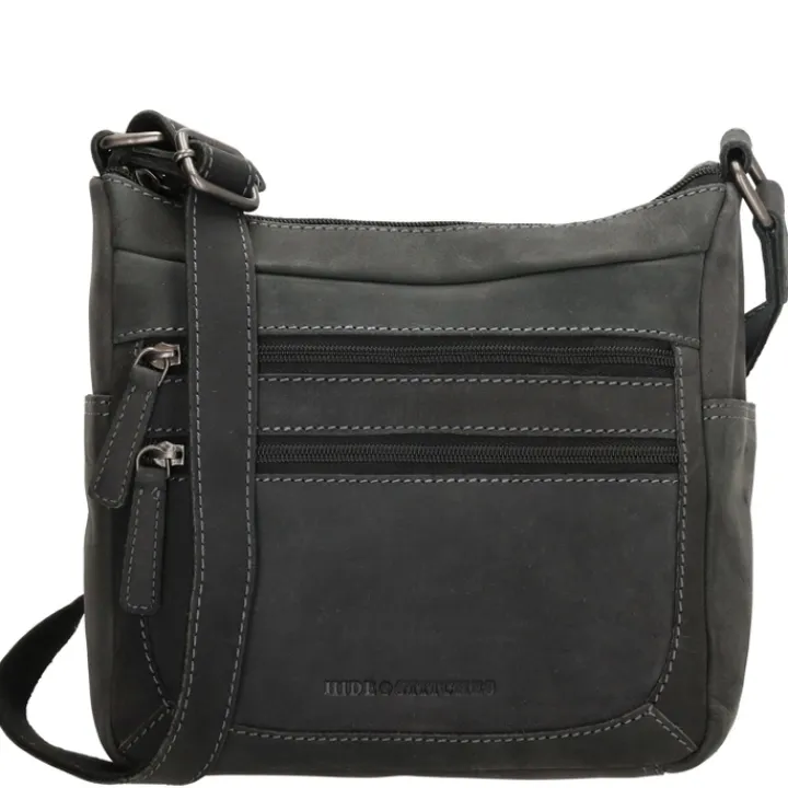 Schoudertassen|Crossbody>Hide & Stitches Idaho Shoulderbag black
