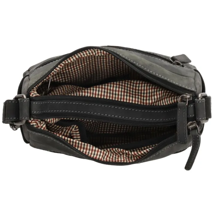 Schoudertassen|Crossbody>Hide & Stitches Idaho Shoulderbag black