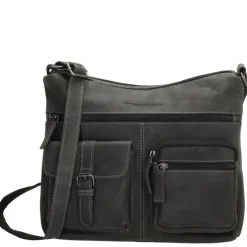 Schoudertassen|Crossbody>Hide & Stitches Idaho Shoulderbag black