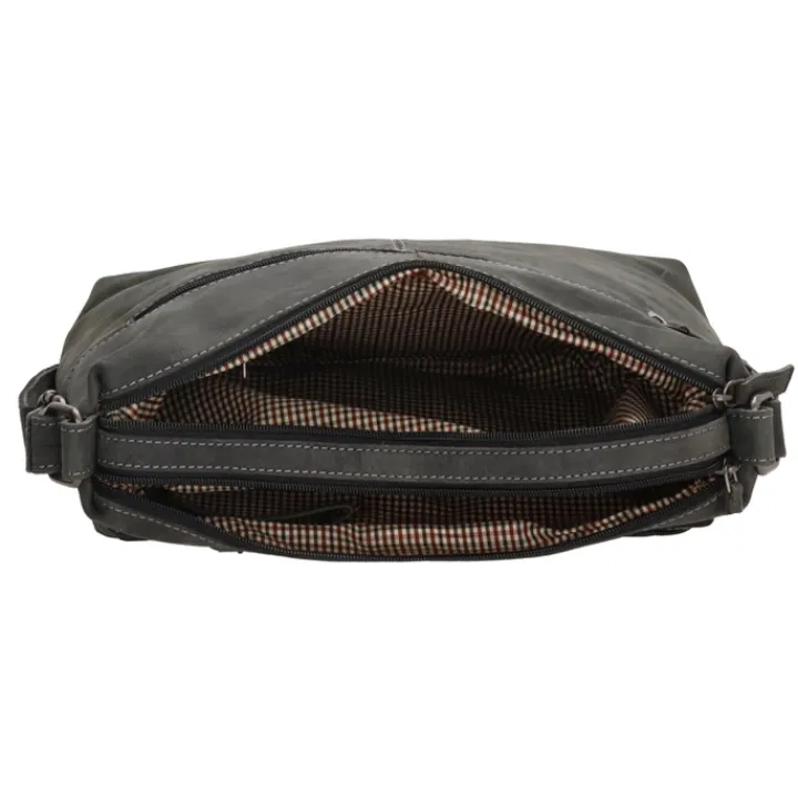 Schoudertassen|Crossbody>Hide & Stitches Idaho Shoulderbag black