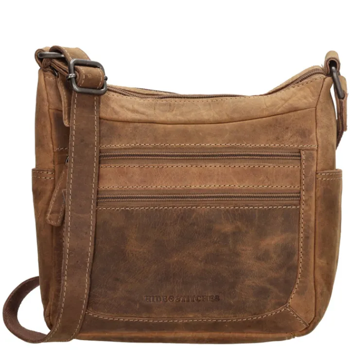 Schoudertassen|Crossbody>Hide & Stitches Idaho Shoulderbag brown