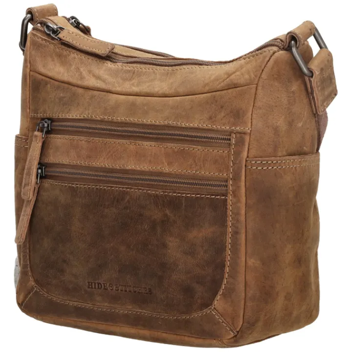 Schoudertassen|Crossbody>Hide & Stitches Idaho Shoulderbag brown