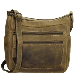 Schoudertassen|Crossbody>Hide & Stitches Idaho Shoulderbag olivegreen