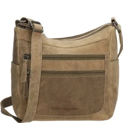 Schoudertassen|Crossbody>Hide & Stitches Idaho Shoulderbag darksand