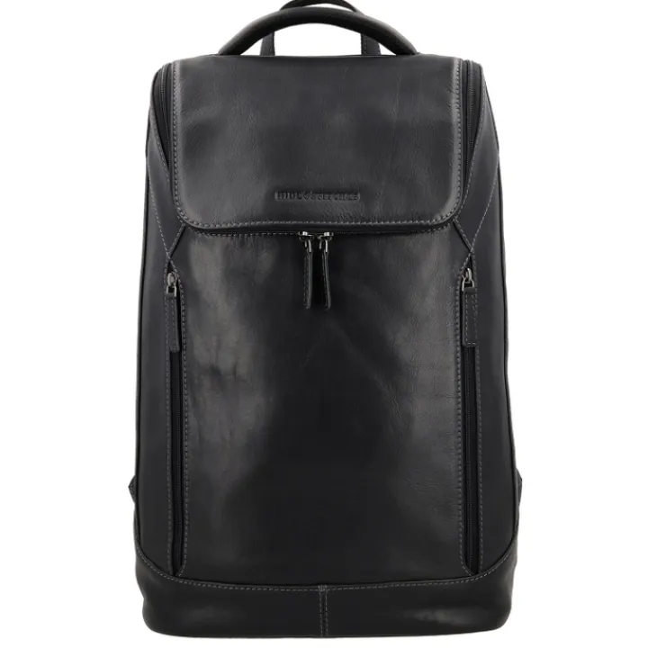 15.6 Inch Laptoptassen|Laptop Rugzakken>Hide & Stitches Japura Backpack black