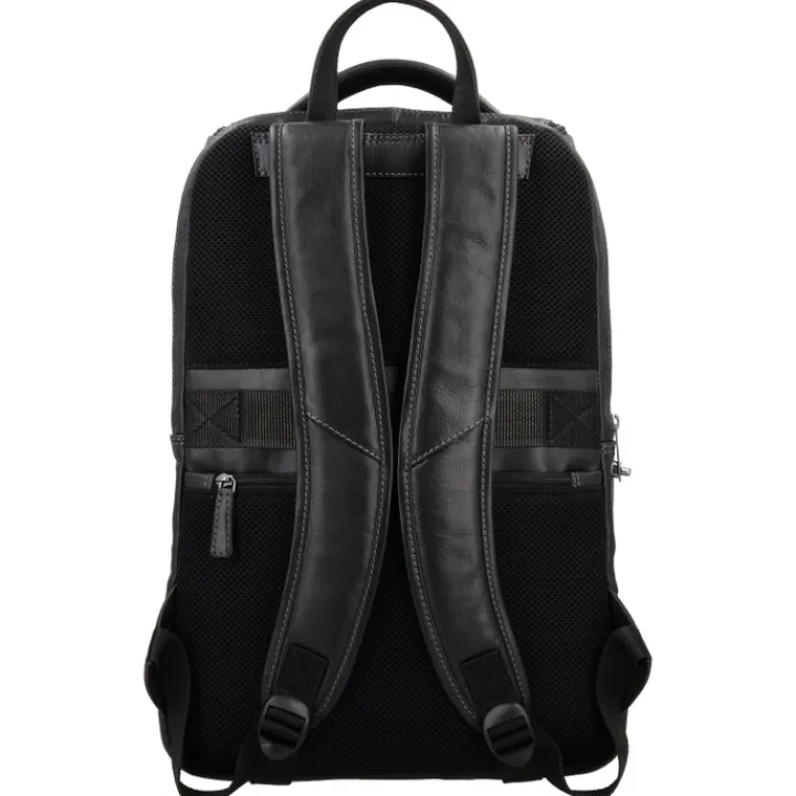 15.6 Inch Laptoptassen|Laptop Rugzakken>Hide & Stitches Japura Backpack black
