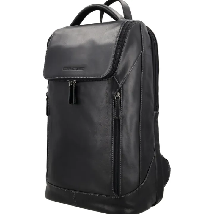 15.6 Inch Laptoptassen|Laptop Rugzakken>Hide & Stitches Japura Backpack black