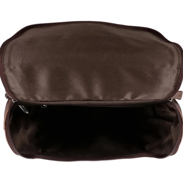Dames Rugzakken|15.6 Inch Laptoptassen>Hide & Stitches Japura Backpack dark brown