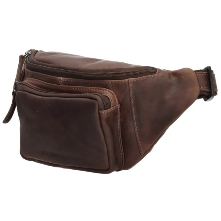 Heuptassen>Hide & Stitches Japura Hipbag darkbrown