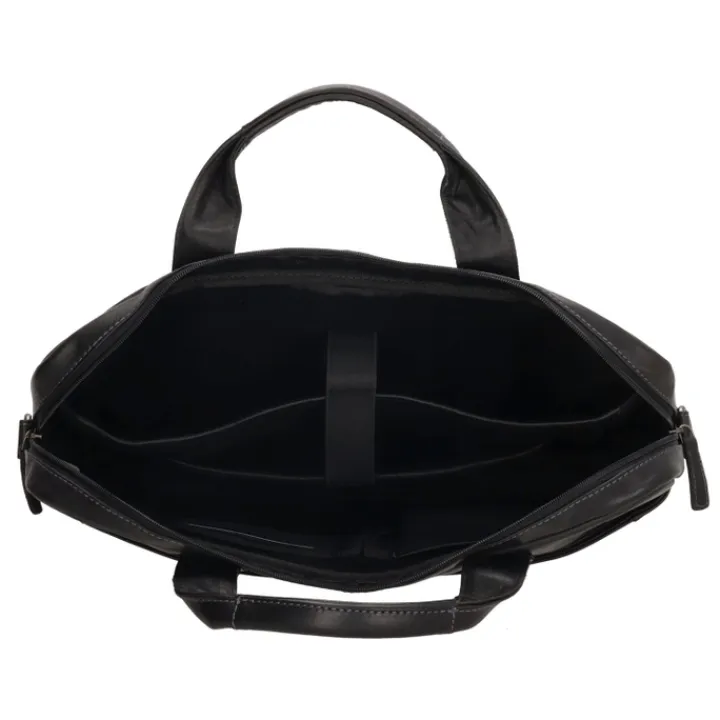 Herentassen|15.6 Inch Laptoptassen>Hide & Stitches Japura Laptopbag black