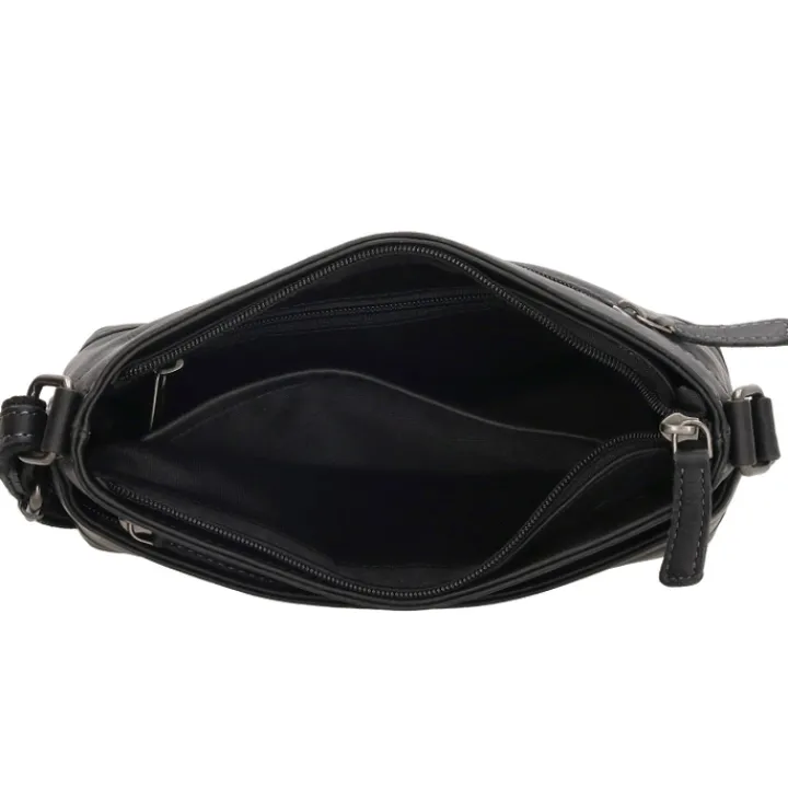 Schoudertassen|Crossbody>Hide & Stitches Japura Shoulderbag black