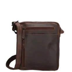 Schoudertassen|Damestassen>Hide & Stitches Japura Shoulderbag darkbrown
