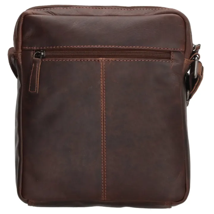 Schoudertassen|Damestassen>Hide & Stitches Japura Shoulderbag darkbrown