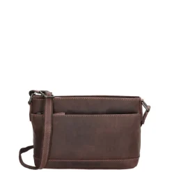 Schoudertassen|Crossbody>Hide & Stitches Japura Shoulderbag dark brown